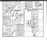 Huff Township, New Boston, Maxville, Mariah Hill, Richland City - Below, Spencer County 1879 Microfilm